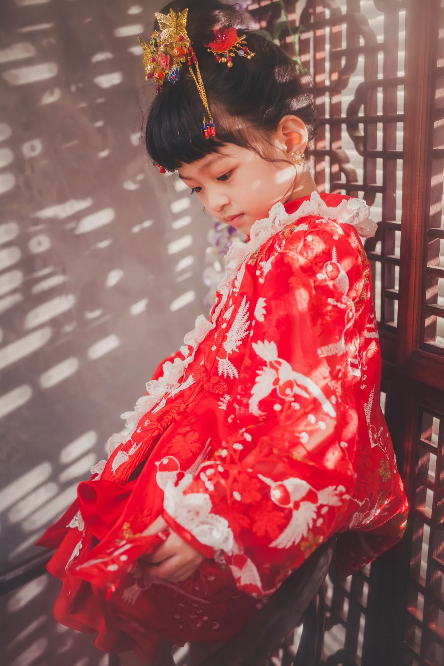 Ready-to-Ship ★ Plum Oriental Qipao Set