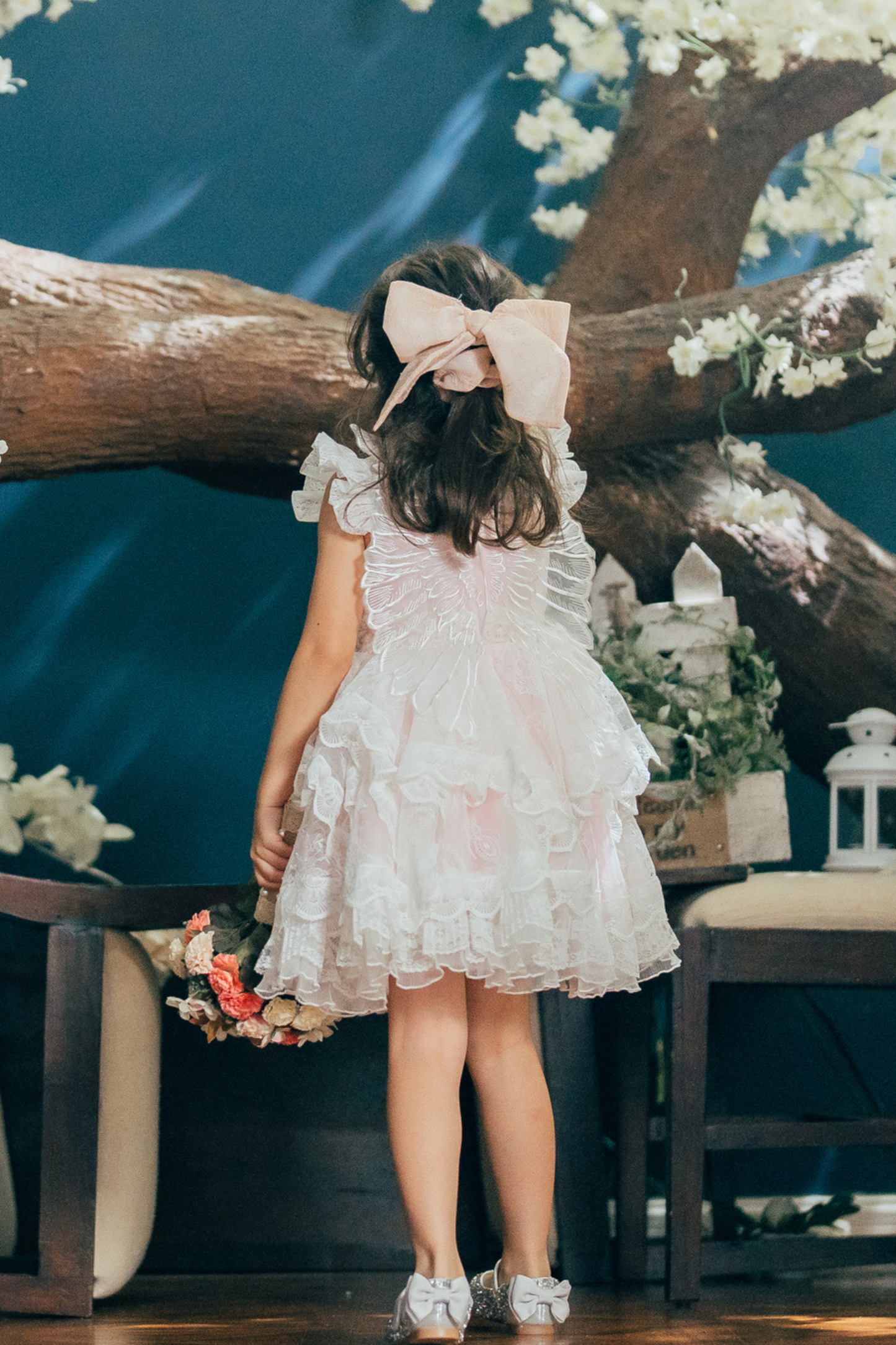 Ready-to-Ship ★ Cupid Angel Lace Dress (Pink)