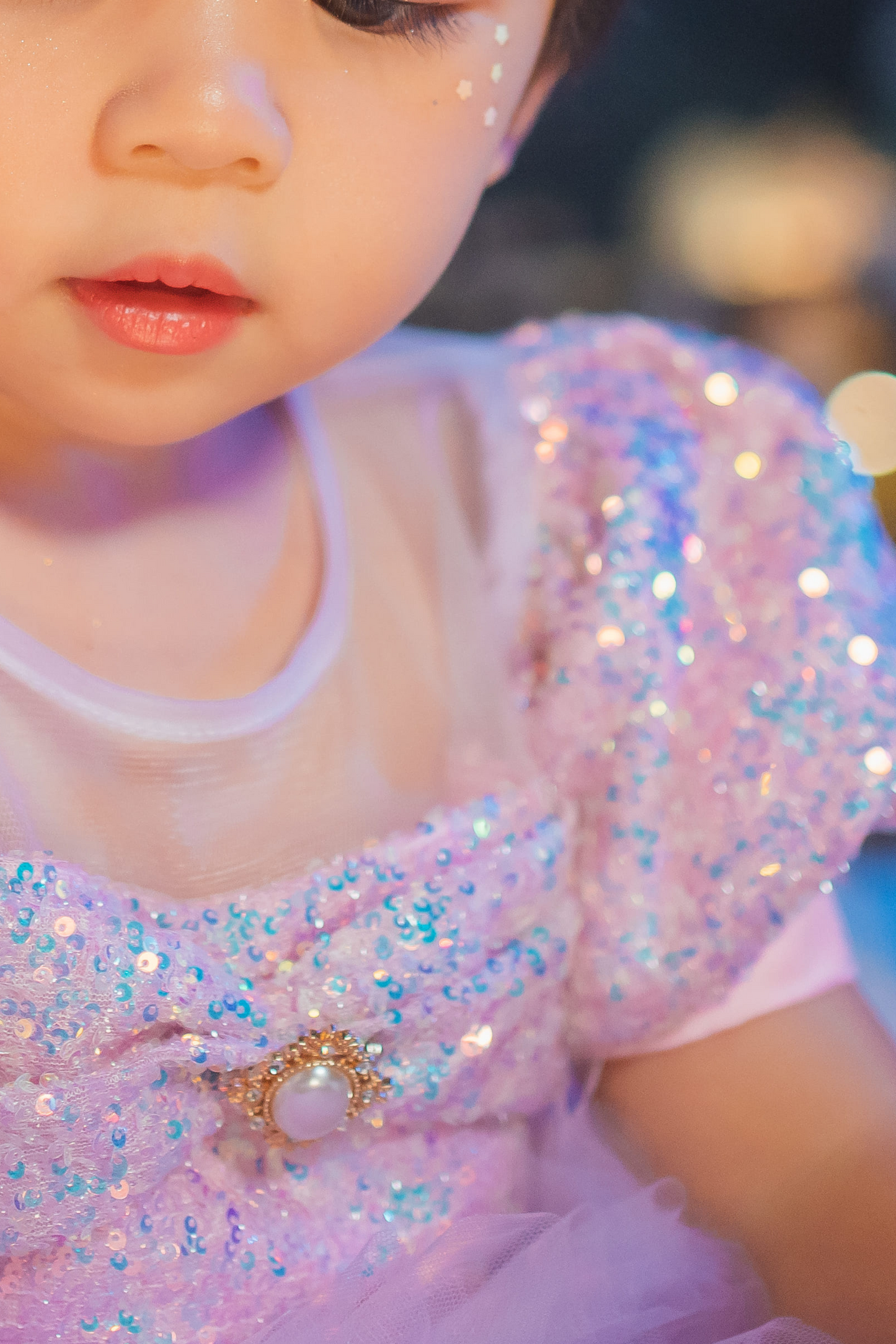Lilac & Pink Sugar Plum Fairy Ombre Tulle Dress