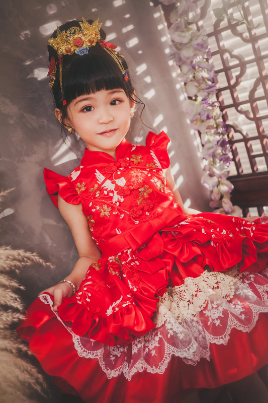 Ready-to-Ship ★ Plum Oriental Qipao Set