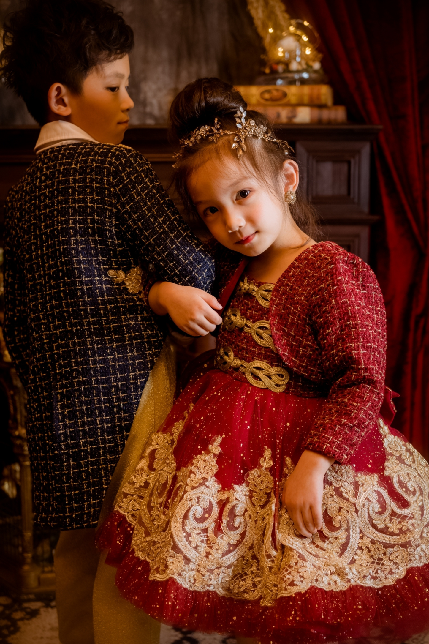 Nutcracker Boy Set (Jacket + Vest + Trousers)
