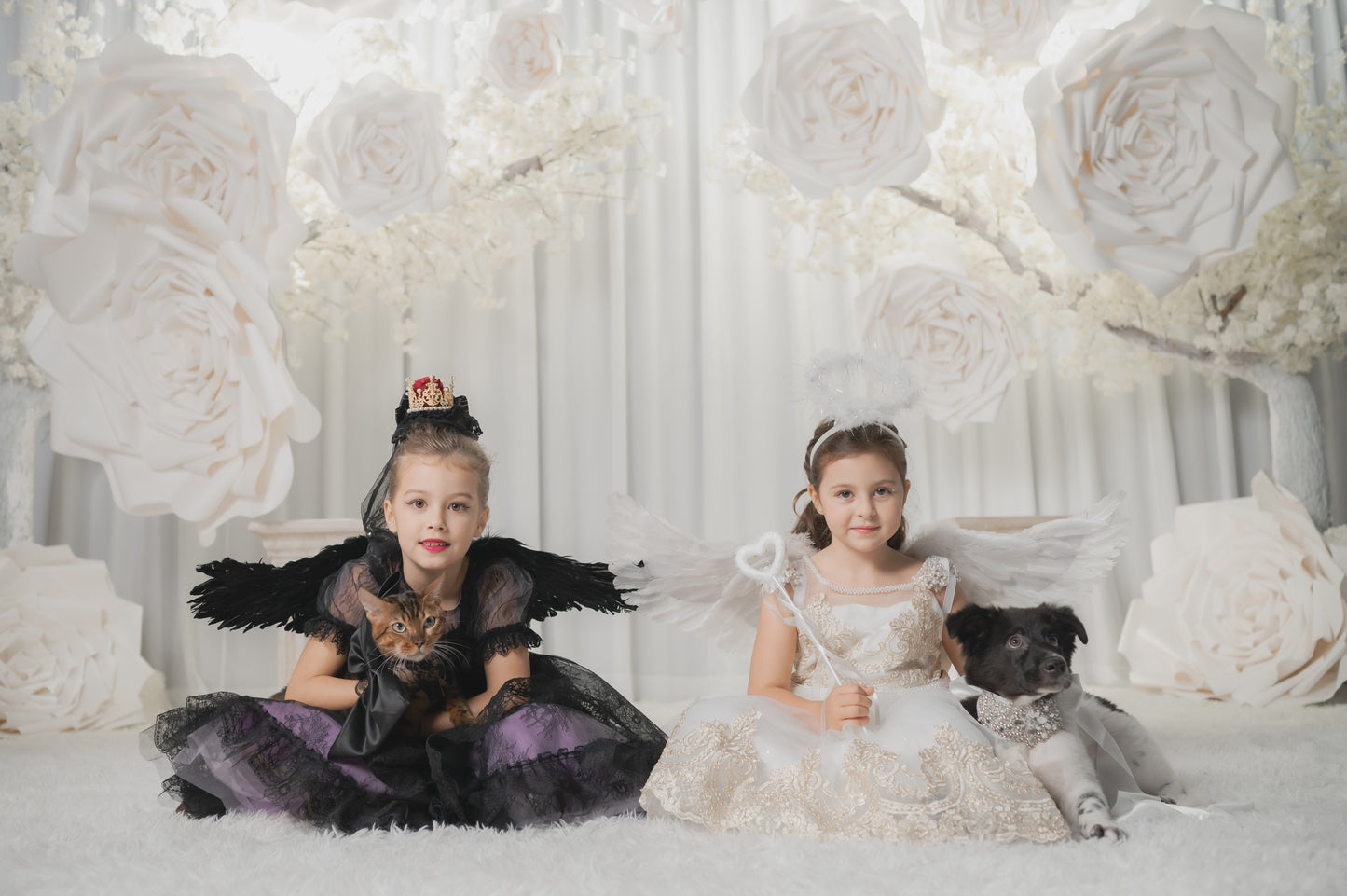 Ready-to-Ship ★ Little Witch Amelia - Purple & Black Lace Dress
