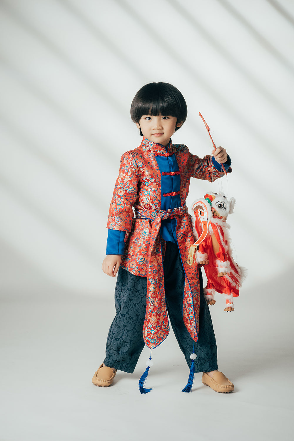 Ready-to-Ship ★ Prince Calaf Oriental Cheongsam Set (Jacket & Trousers)