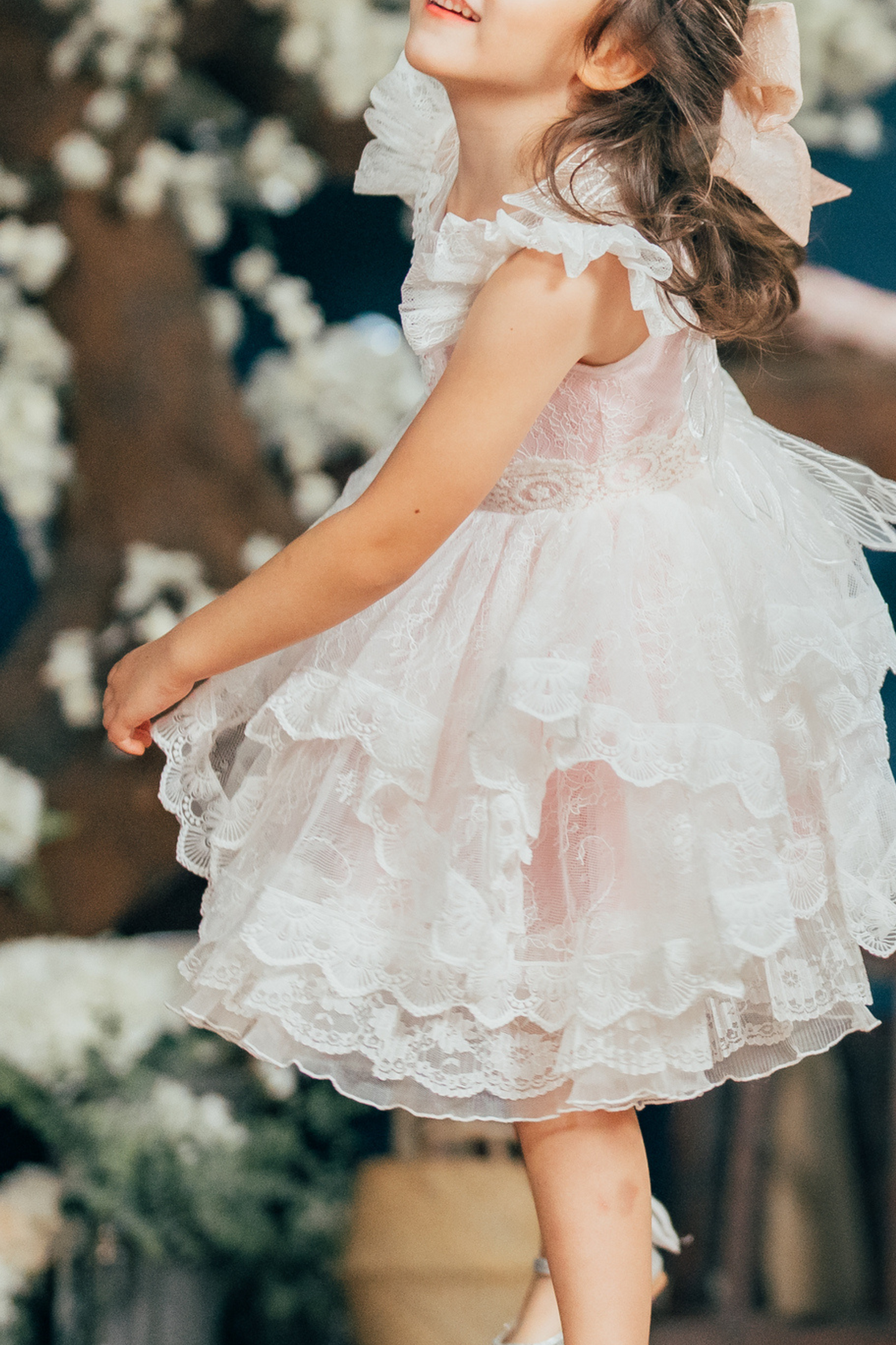 Ready-to-Ship ★ Cupid Angel Lace Dress (White)