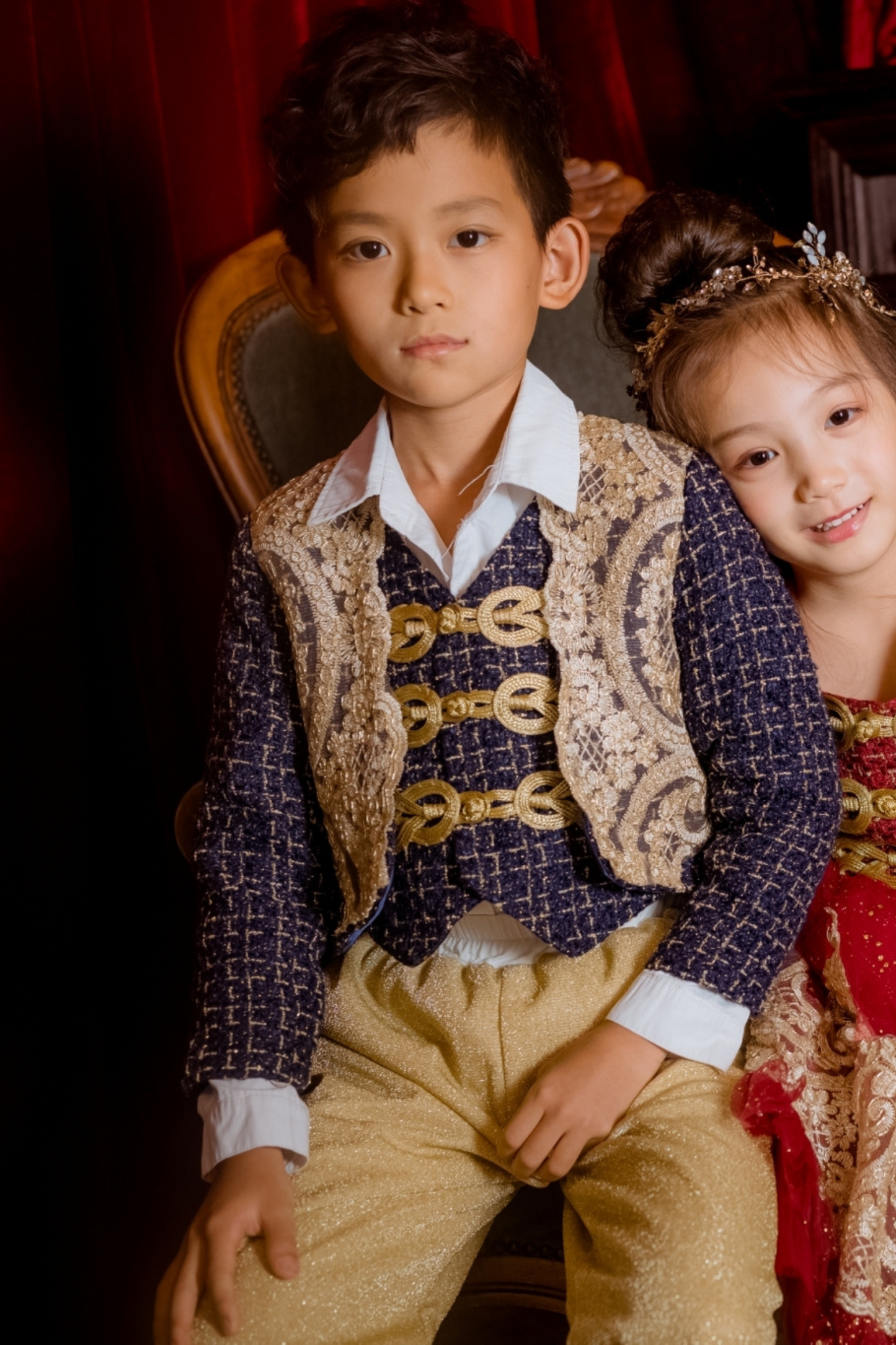 Nutcracker Boy Set (Jacket + Vest + Trousers)