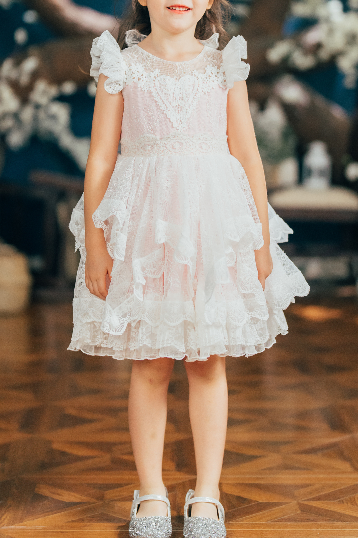 Ready-to-Ship ★ Cupid Angel Lace Dress (Pink)