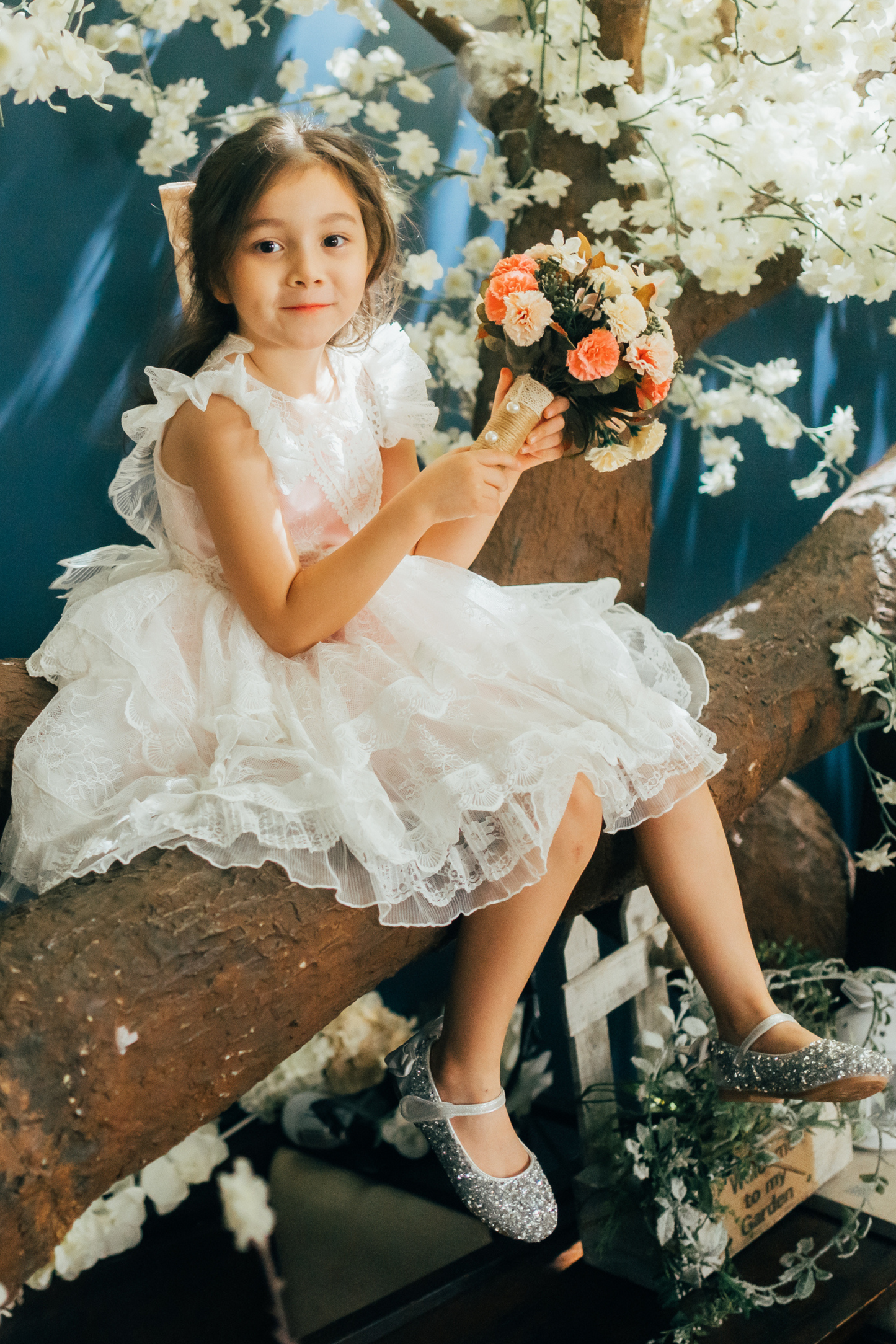 Ready-to-Ship ★ Cupid Angel Lace Dress (White)