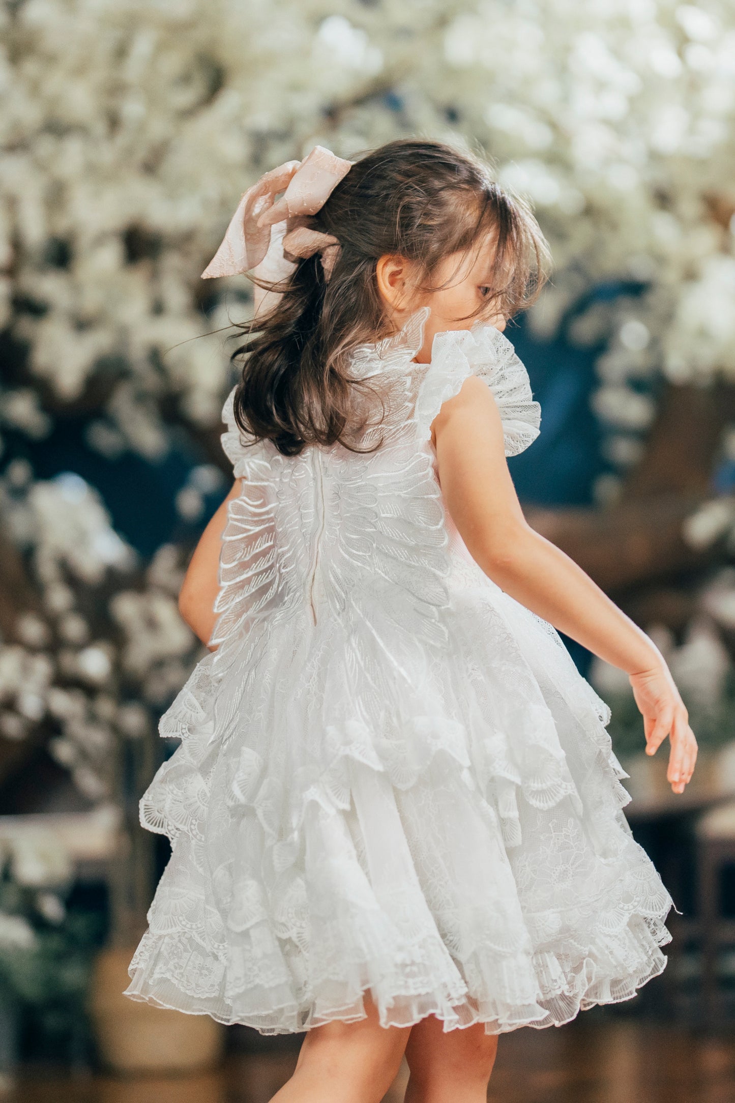 Ready-to-Ship ★ Cupid Angel Lace Dress (White)